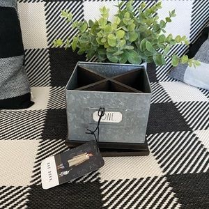 Rae Dunn Galvanized Pen Holder